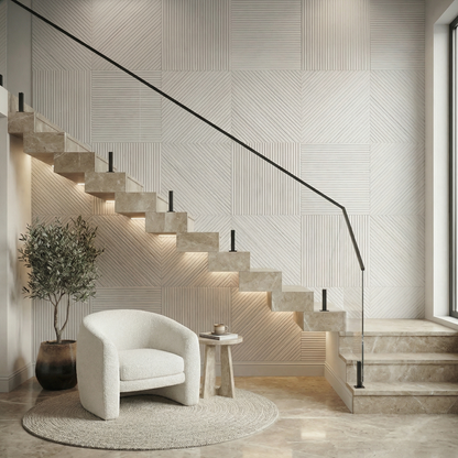 Newton Stained Wooden Wall Panel