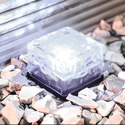 Outdoor Ice Cube Lights Modern Intelligent Solar Step Light (Sold in Sets)