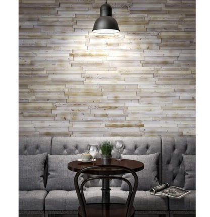Riko 3D Wood Wall Panel - Grey Tones (Set of 4 or 12)