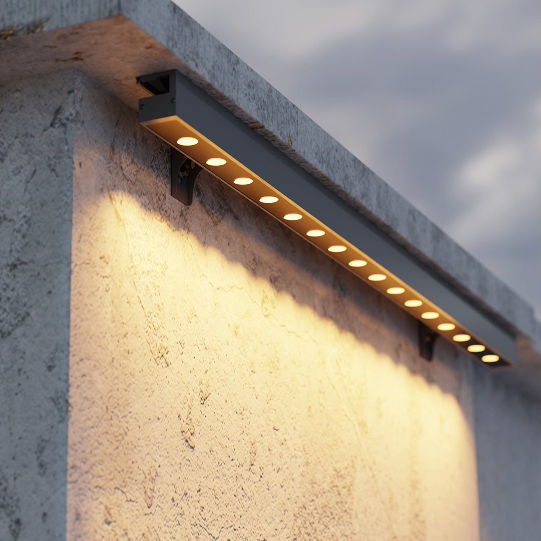 Linear LED Wall Washer Upward Outdoor Aluminum Light