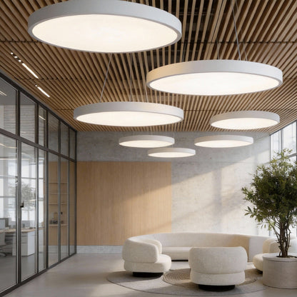 Round Pendant Lights Minimalist Metal Ceiling Light