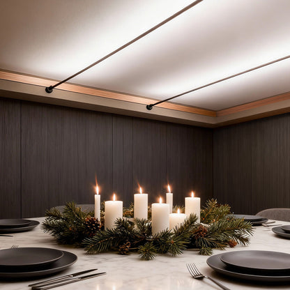 Skyline Linear LED Lighting Rotatable Ultra-Thin Steel Bar Light