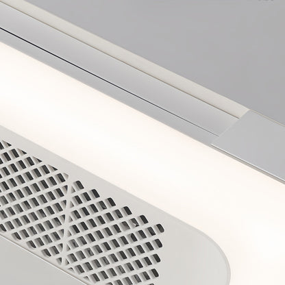 Low Profile Bladeless Ceiling Fan with Light Inverter LED Light