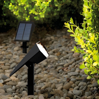 Flood Spike Light Adjustable Angle Solar Spotlight (Sold in Sets)