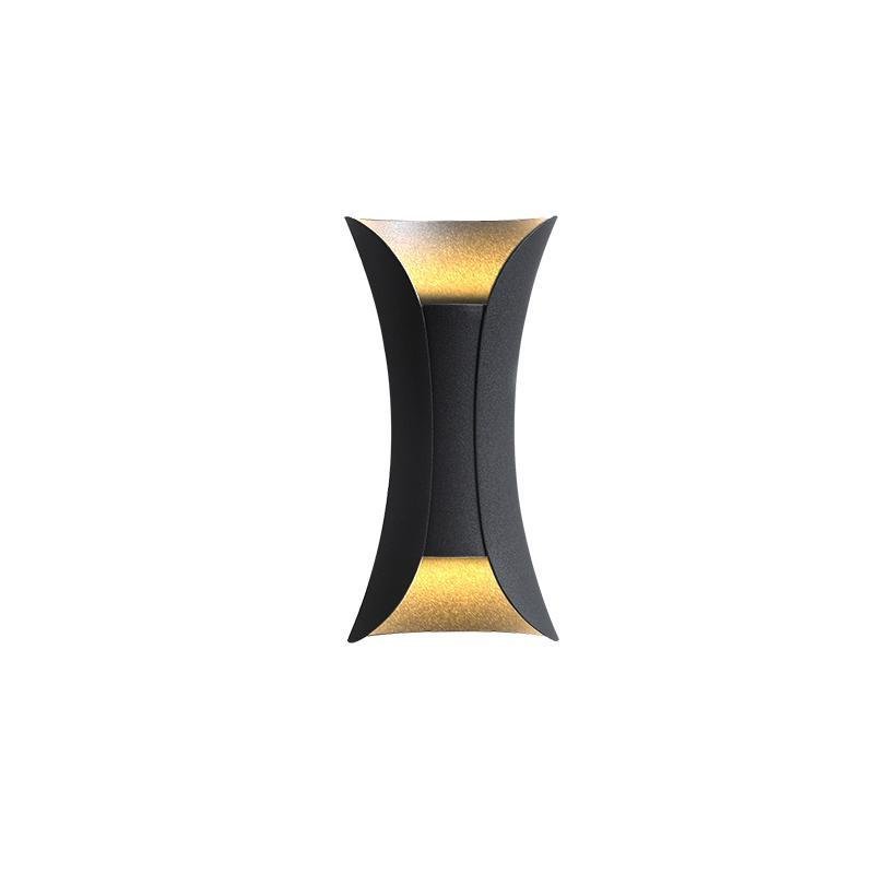 Up Down Lighting Wall Lights Modern Curved LED Waterproof Light (Sold in Sets)